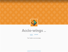 Tablet Screenshot of accio-wings.tumblr.com