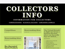 Tablet Screenshot of collectorsinfo.tumblr.com