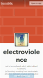 Mobile Screenshot of electroviolence.tumblr.com