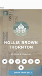 Mobile Screenshot of hollisbrownthornton.tumblr.com