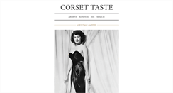 Desktop Screenshot of corsettaste.tumblr.com