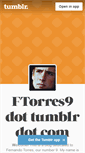 Mobile Screenshot of ftorres9.tumblr.com