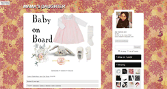 Desktop Screenshot of mamasdaughter.tumblr.com