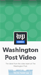 Mobile Screenshot of postvideo.tumblr.com