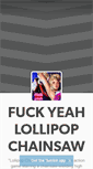 Mobile Screenshot of lollipopchainsaw.tumblr.com