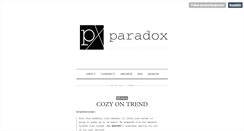 Desktop Screenshot of paradoxdesignsnyc.tumblr.com