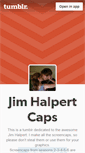 Mobile Screenshot of jimhalpertscreencaps.tumblr.com