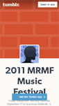 Mobile Screenshot of 2011mrmf.tumblr.com