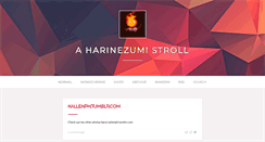 Desktop Screenshot of harinezumi.tumblr.com