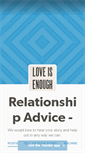 Mobile Screenshot of honestrelationshipadvice.tumblr.com