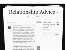 Tablet Screenshot of honestrelationshipadvice.tumblr.com