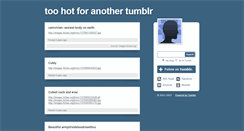 Desktop Screenshot of 2hot4.tumblr.com