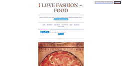 Desktop Screenshot of i-love-fashion-food.tumblr.com