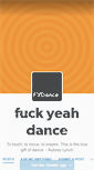 Mobile Screenshot of fyeahdance.tumblr.com