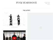 Tablet Screenshot of fyeahdance.tumblr.com