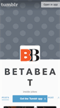 Mobile Screenshot of betabetabeatbeat.tumblr.com