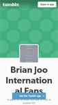 Mobile Screenshot of brianjoofans.tumblr.com