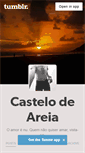 Mobile Screenshot of castelo-de-areiia.tumblr.com