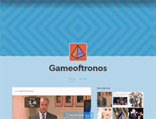 Tablet Screenshot of gameoftronos.tumblr.com