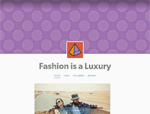 Tablet Screenshot of fashionisaluxury.tumblr.com