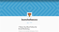 Desktop Screenshot of bunchofsexxx.tumblr.com