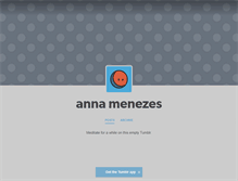 Tablet Screenshot of annamenezes.tumblr.com