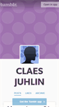 Mobile Screenshot of claesjuhlin.tumblr.com