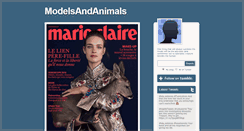 Desktop Screenshot of models-and-animals.tumblr.com