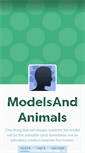 Mobile Screenshot of models-and-animals.tumblr.com