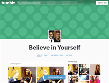 Tablet Screenshot of ibelievemydream.tumblr.com