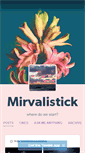 Mobile Screenshot of mirvalistick.tumblr.com