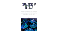 Desktop Screenshot of cupcakesoftheday.tumblr.com