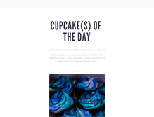 Tablet Screenshot of cupcakesoftheday.tumblr.com