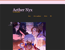 Tablet Screenshot of aethernyx.tumblr.com