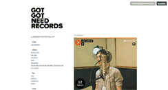 Desktop Screenshot of gotgotneedrecords.tumblr.com