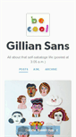 Mobile Screenshot of gilliansans.tumblr.com