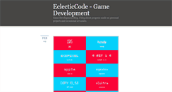 Desktop Screenshot of eclecticcode.tumblr.com