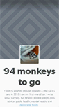 Mobile Screenshot of 94monkeys.tumblr.com
