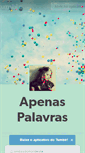 Mobile Screenshot of apenas1palavras.tumblr.com