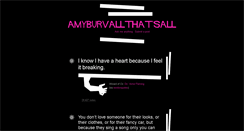 Desktop Screenshot of amyburvall.tumblr.com