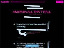 Tablet Screenshot of amyburvall.tumblr.com