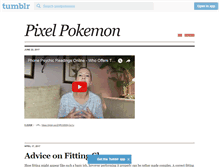 Tablet Screenshot of pixelpokemon.tumblr.com