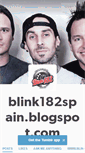 Mobile Screenshot of blink-182spain.tumblr.com