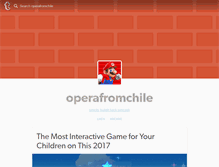 Tablet Screenshot of operafromchile.tumblr.com
