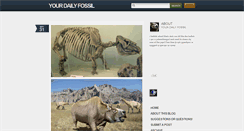 Desktop Screenshot of dailyfossil.tumblr.com