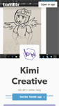 Mobile Screenshot of kimisays.tumblr.com