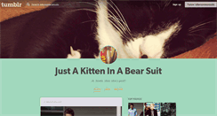 Desktop Screenshot of kittensinbearsuits.tumblr.com