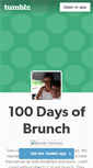 Mobile Screenshot of 100daysofbrunch.tumblr.com