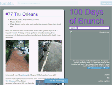 Tablet Screenshot of 100daysofbrunch.tumblr.com