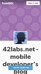 Mobile Screenshot of 42labs.tumblr.com